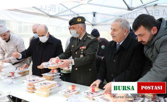 İlkadım’dan 5 bin kişiye Çanakkale menüsü