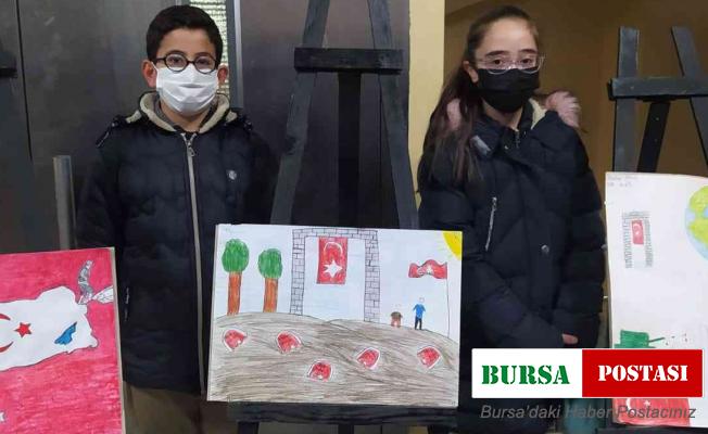 İlkokul öğrencilerinden Çanakkale Zaferi sergisi
