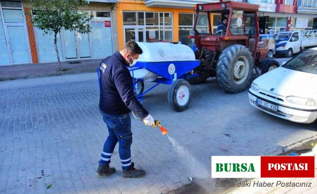 İncirliova Belediyesi ilaçlama çalışması başlattı