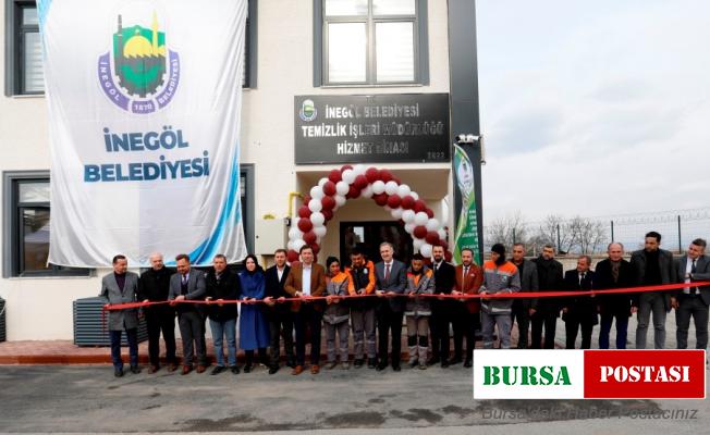 İnegöl Belediyesi Temizlik İşleri idari binası hizmete girdi