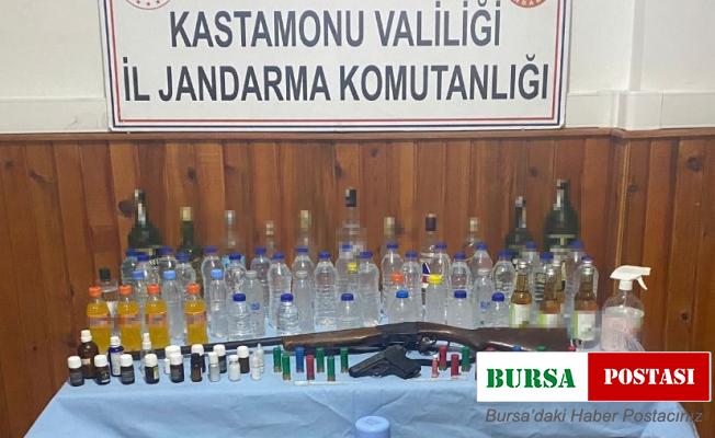 İnternetten sipariş ettiği kimyasal madde ile sahte alkol üretenlere operasyon