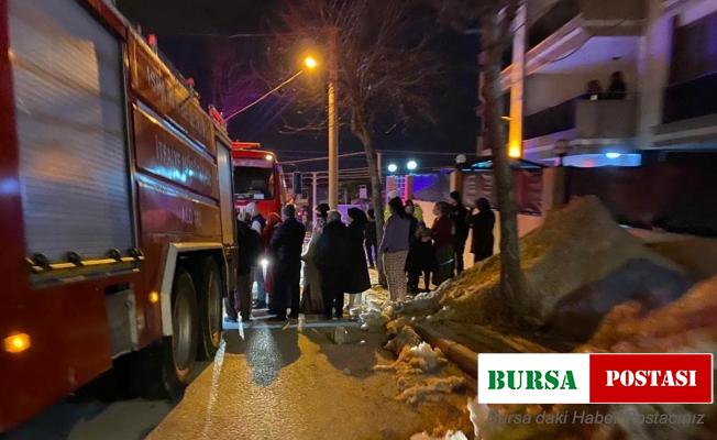 Isparta’da 3 katlı müstakil evde yangın paniği