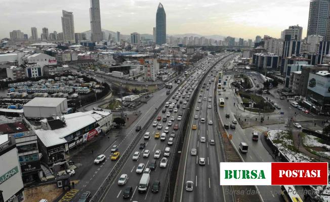 İstanbul’da kar geride kaldı, trafik yüzde 60’ı buldu