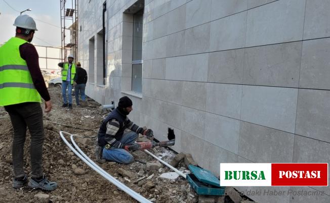İtfaiye binasının iç donanımı tamamlanıyor