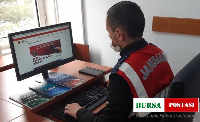 Jandarma sanal devriyede iz peşinde