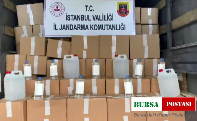 Jandarmadan sahte alkol operasyonu