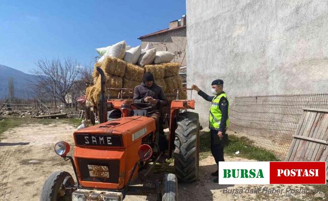 Jandarmadan traktör kazalarını önlemeye yönelik denetim ve eğitim faaliyetleri