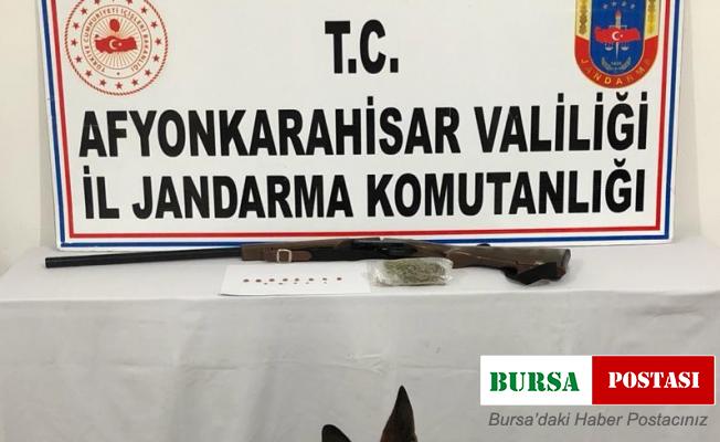 Jandarmanın operasyonunda uyuşturucu madde ve tarihi eser ele geçirildi
