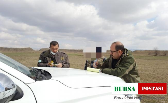 Kaçak avcı suçüstü yapıldı