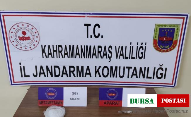 Kahramanmaraş’ta bir şahıs uyuşturucu ile yakalandı