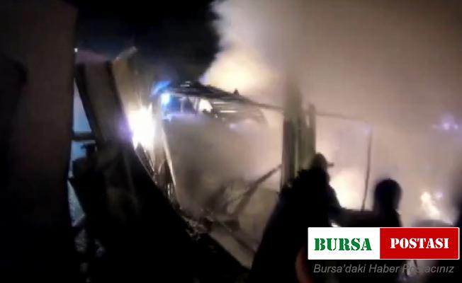 Kahramanmaraş’ta depo yangını