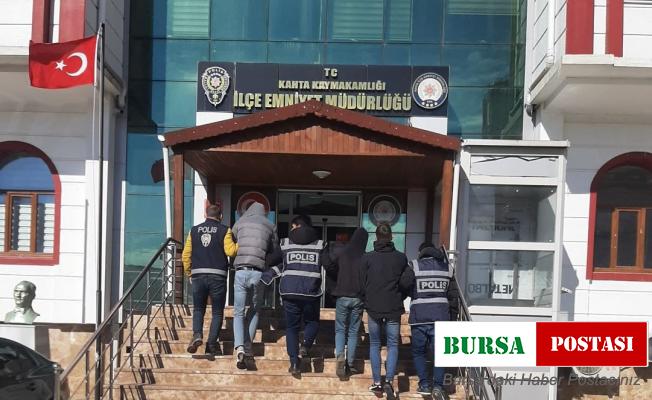 Kahta’daki ev hırsızları tutuklandı