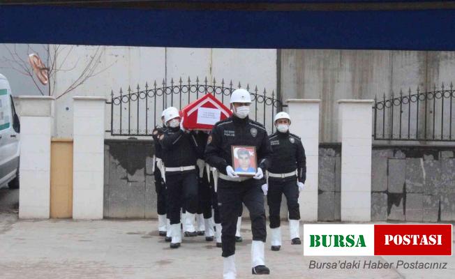 Kalp krizi sonucu şehit olan polis memurunun cenazesi memleketine gönderildi