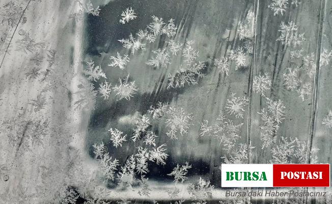 Kar tanelerinden görsel şölen