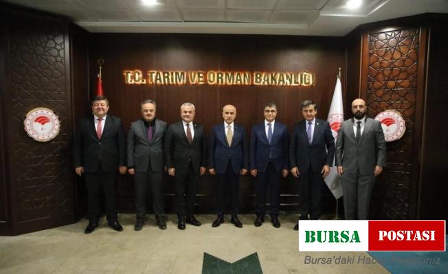 Karabük heyetinden Tarım Bakanı’na ziyaret
