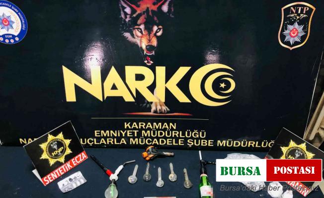 Karaman’da uyuşturucu operasyonu: 4 kişi tutuklandı