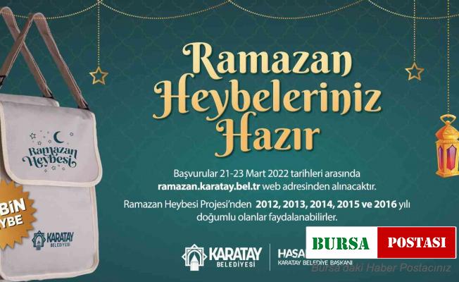 Karatay Belediyesi’nden çocuklara özel Ramazan heybesi