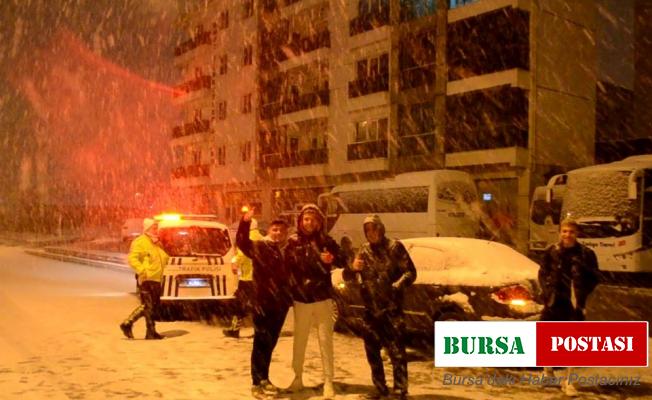 Karda drift şovu 9 bin 125 liraya patladı