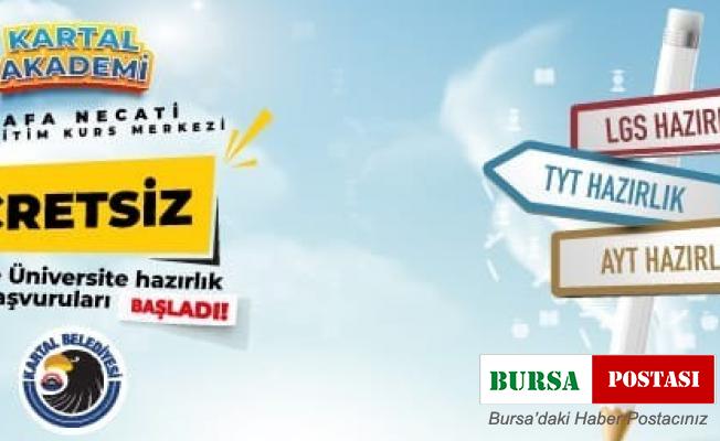 Kartal Belediyesi’nden lise ve üniversiteye hazırlanan öğrencilerin eğitimine destek