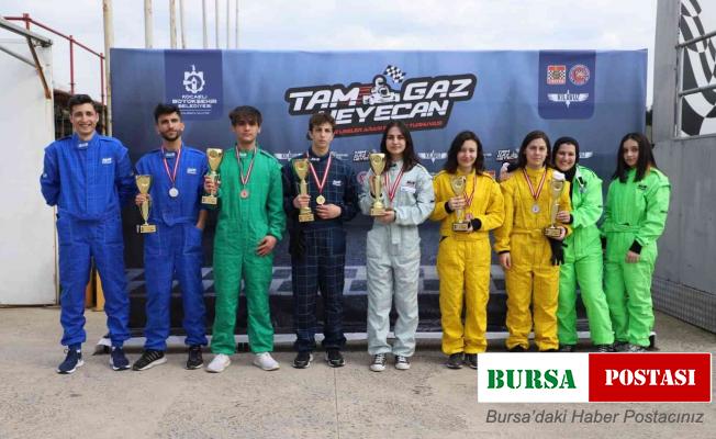 Karting Turnuvası’nda kupalar sahiplerini buldu