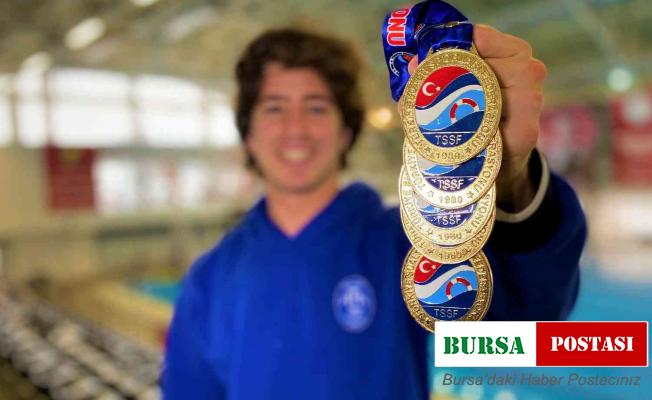 Katıldığı turnuvadan 5 altın madalya ve 2 Türkiye rekoruyla döndü