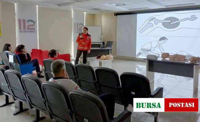 Kayseri’de Acil Çağrı Merkezi çalışanlarına ‘Temel İlkyardım Eğitimi’