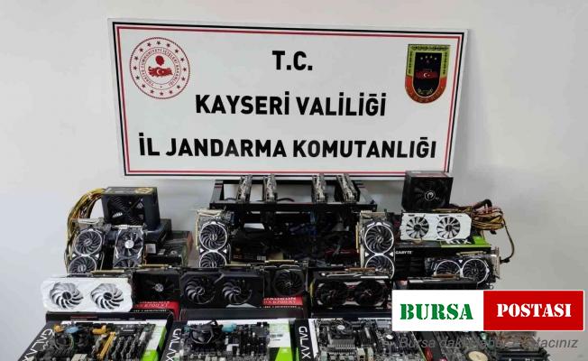Kayseri’de kaçak kripto para üretimi yapan 2 kişi yakalandı