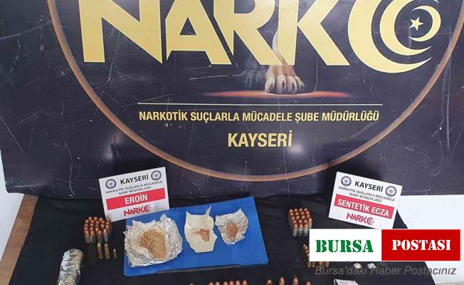 Kayseri’de uyuşturucu operasyonu: 2 gözaltı