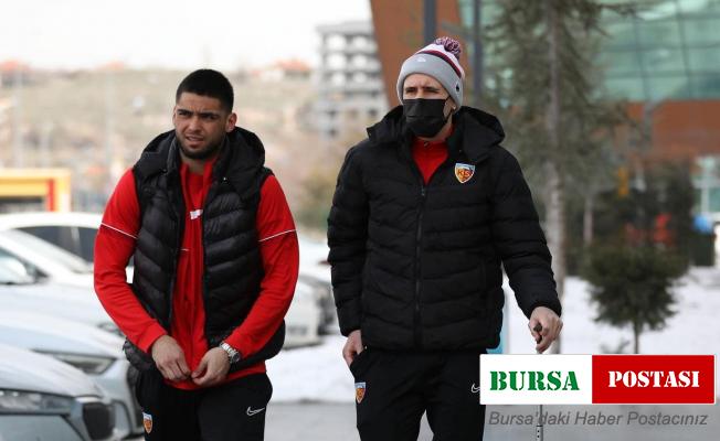 Kayserispor, 25 futbolcuyla İstanbul’a gitti