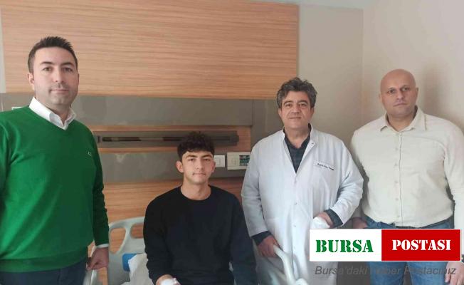 Kayserispor’un U19 takımı futbolcusu ameliyat oldu