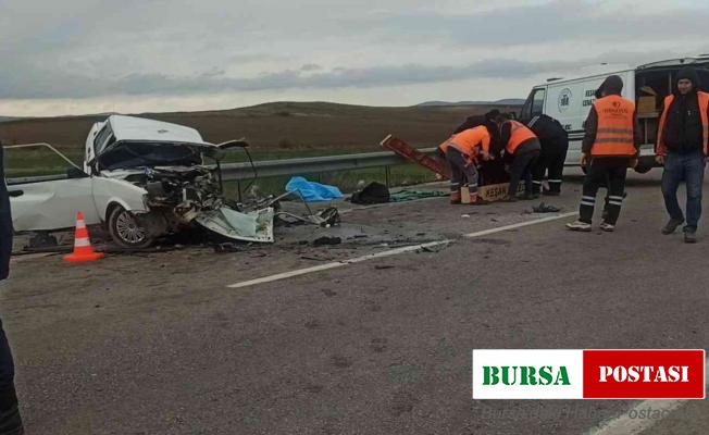 Keşan-Enez karayolunda kaza: 1 ölü 2 yaralı
