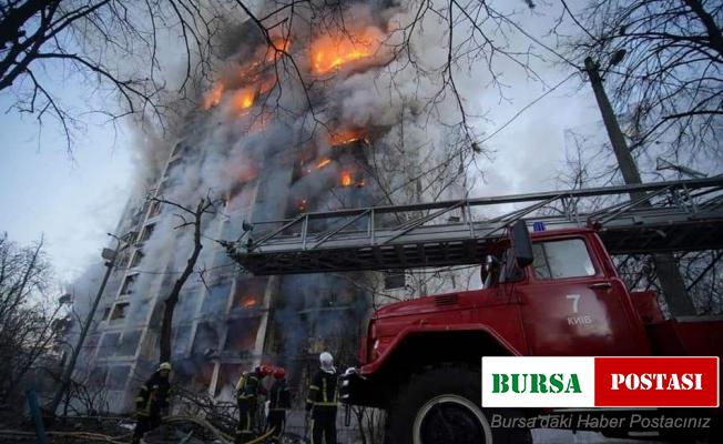 Kiev’de 3 farklı sivil yerleşim alanı vuruldu: 2 ölü