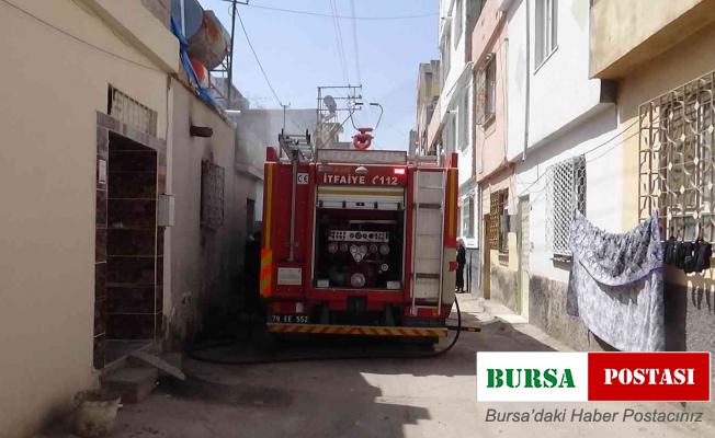 Kilis’te ev yangını