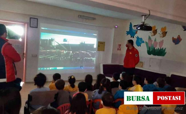 Kırıkkale Belediyesi İtfaiyesinden öğrencilere eğitim