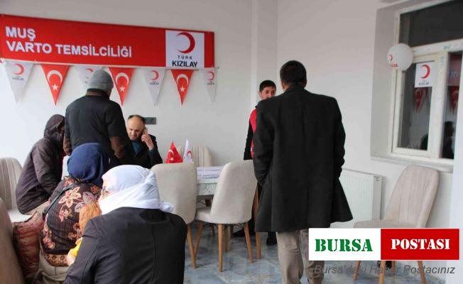 Kızılay’dan giyim yardımı