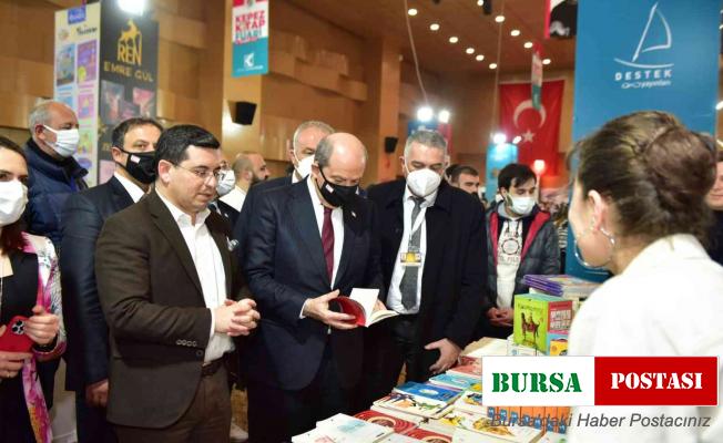 KKTC Cumhurbaşkanı Tatar: “Kepez Kitap Fuarı’ndan ilham aldım”