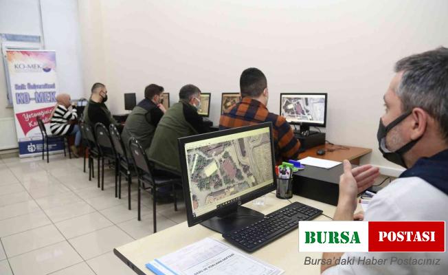 KO-MEK, Bilgisayar Destekli Harita Çizimi ve Uyum eğitimi verdi