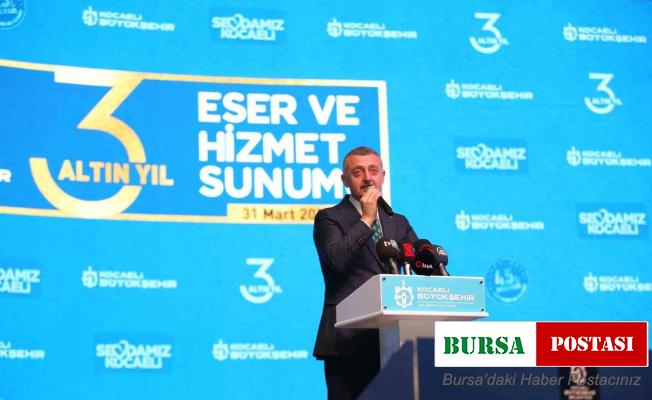 Kocaeli’ye 3 yılda 4,5 milyarlık hizmet