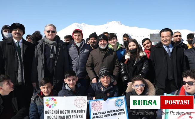 Kocasinan, öğrencilerin başarılarını Erciyes gezisi ile taçlandırdı