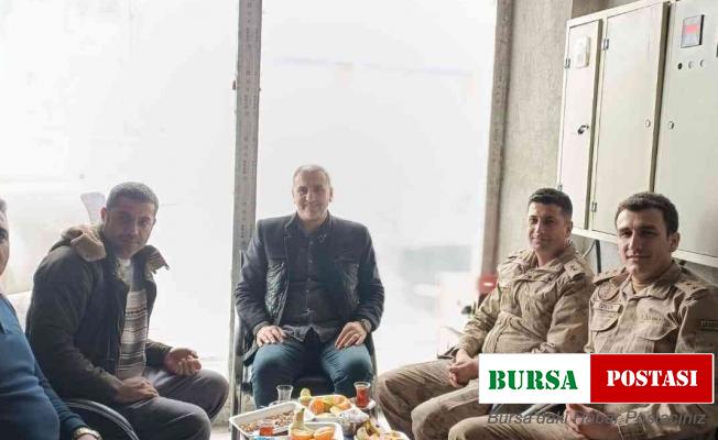 Komutanlardan gazetecilere ziyaret