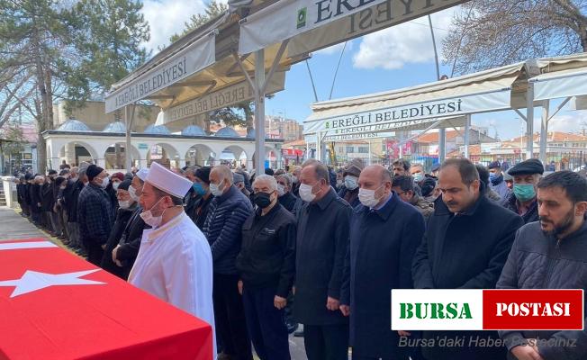 Konya’da Kore gazisi son yolculuğuna uğurlandı