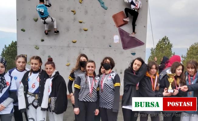Köprüören Tek Termik Ortaokulu Spor Tırmanışı Dalı’nda 5 kupa kazandı