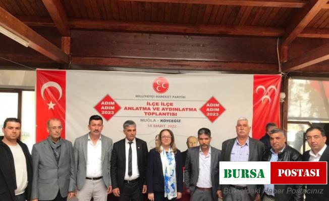 Köyceğiz’de MHP Adım Adım 2023 toplantısı gerçekleştirildi
