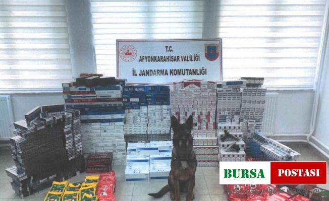 Köylerde bandrolsüz sigara satan şahısları jandarmaya yakalandı