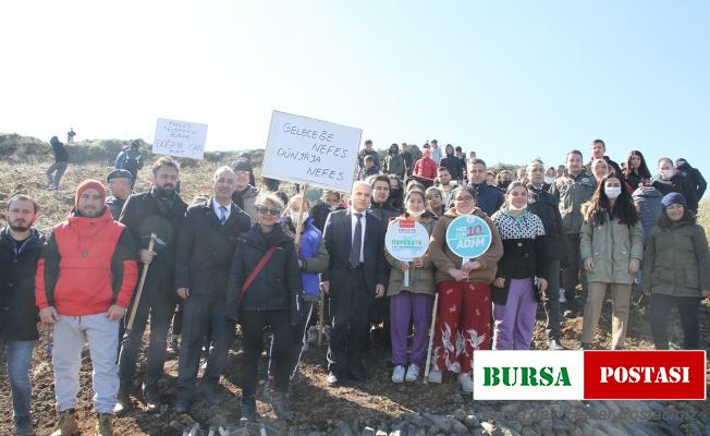 Kula’da şehitler anısına fidan dikildi