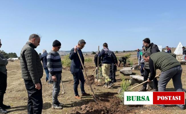 Kurtuluşunun 100. yılında Demirci Akıncılar Anıtının olduğu alan ağaçlandırıldı
