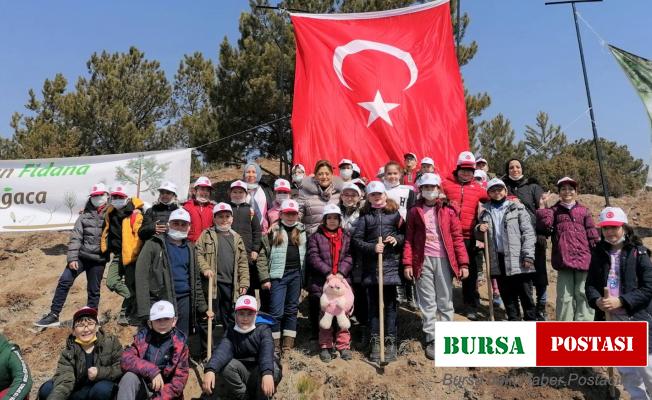 Kütahya’da bin 500 fidan toprakla buluştu