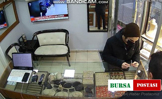 Kuyumcuyu soyan şüpheli saniye saniye görüntülendi