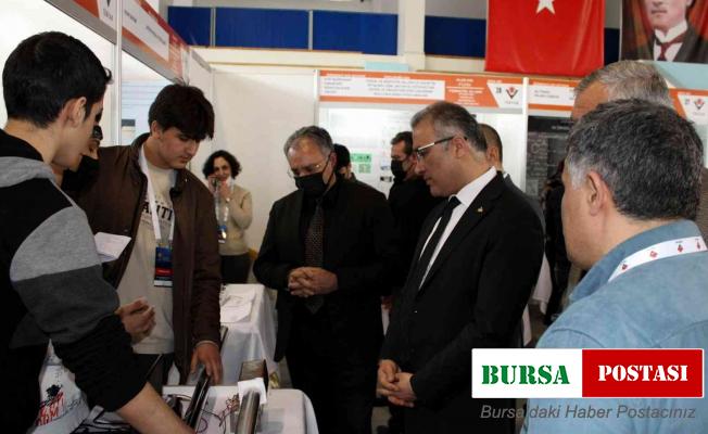 Lise Öğrencileri Araştırma Projeleri Kayseri Bölge Yarışması sergisi açıldı