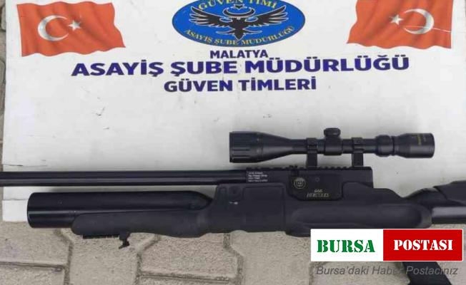 Malatya’da 26 silah ele geçirildi